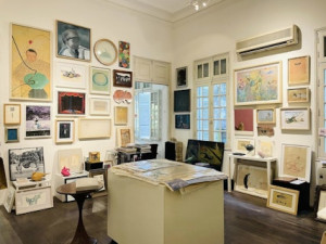 Manzi Art Space and cafe inside a restored French villa near West Lake, Tay Ho, Hanoi